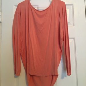 Salmon colored blouse
